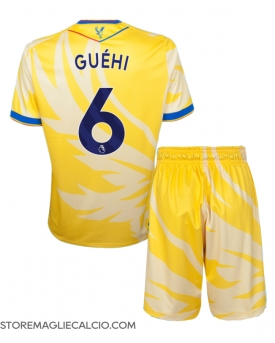 Crystal Palace Marc Guehi #6 Maglia Gara Trasferta Repliche 2024-25 Bambino Maniche Corte Crystal Palace Marc Guehi #6 Maglia Gara Trasferta Repliche 2024-25 Bambino Maniche Corte